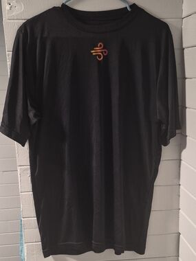 Men's Black Logo Crewneck T-Shirt